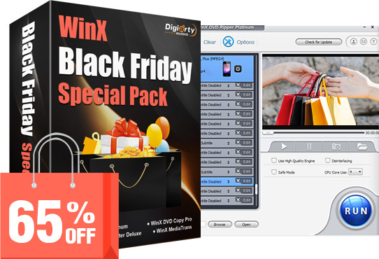 WinXDVD Black Friday Gutschein 2017 – 65% aufs Software-Bundle