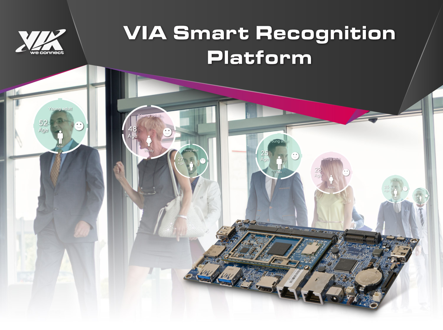 Embedded World 2018: VIA zeigt neue VIA Smart Recognition Plattform