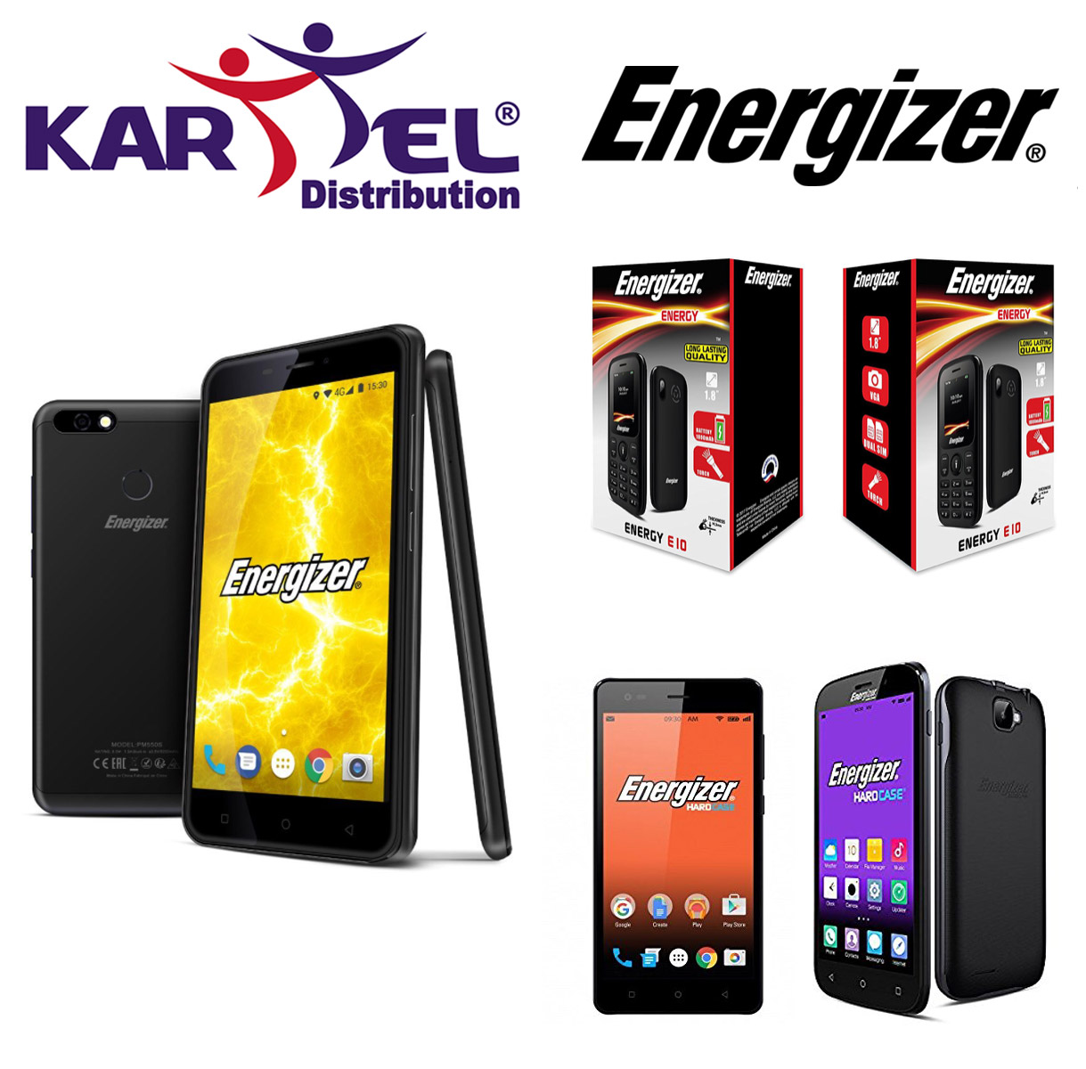 Vermarktungsstart für die neuen Smartphones des Batterieriesen Energizer