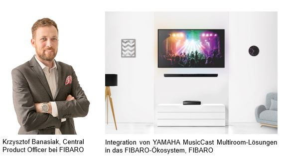 Yamaha und FIBARO kooperieren für Smart Home-Entertainment