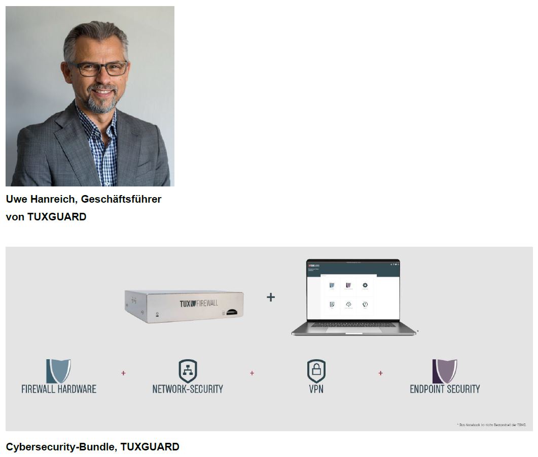 it-sa 2019: TUXGUARD präsentiert DSGVO-konformes „Cybersecurity-Sorglos-Paket“