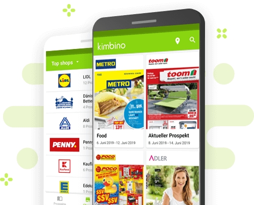 Prospekte-App von Kimbino: Jetzt auch in Deutschland erhältlich