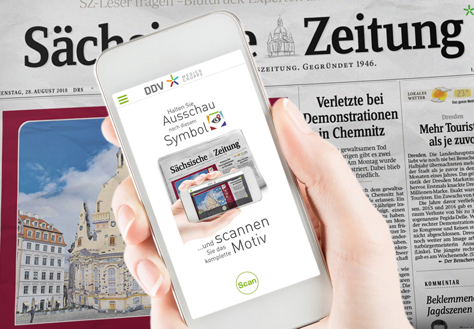DDV Mediengruppe optimiert Augmented-Reality-App mit PAPER.plus