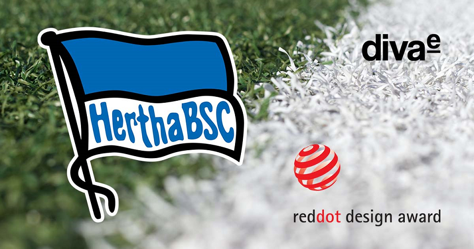 diva-e erhält Red Dot Award für neue Hertha BSC-Website