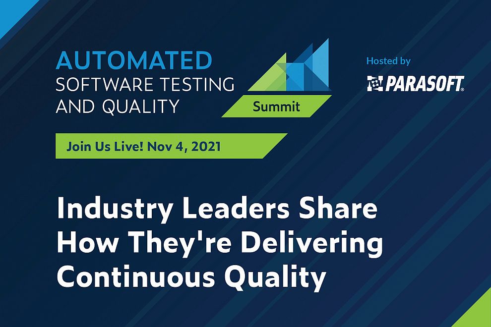 Automated Software Testing & Quality Summit am 4.11.2021
