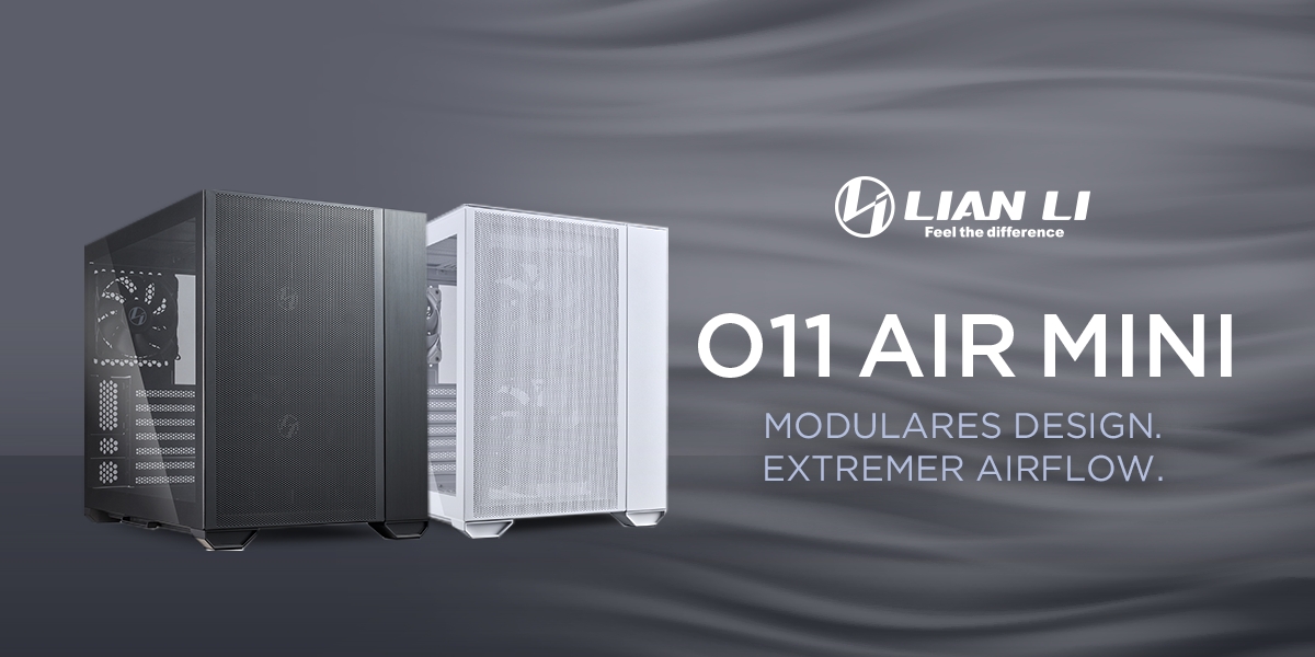 Lian Li O11 Air Mini: Modulares Design und Extremer Airflow